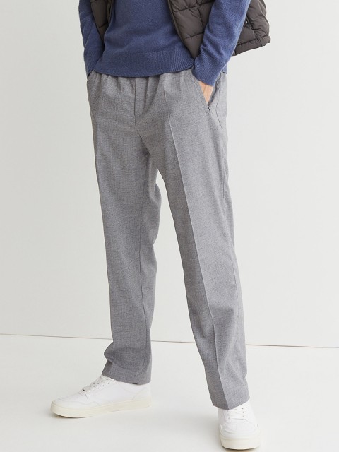 

H&M Men Regular Fit Joggers, Grey