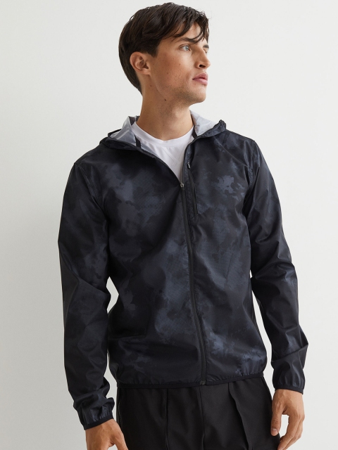 

H&M Men Grey Regular Fit Running jacket