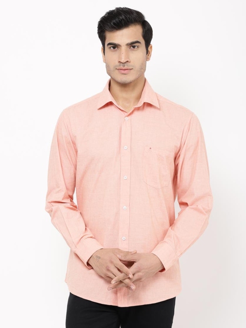 

STROP Men Pink Grid Tattersall Checks Opaque Casual Shirt