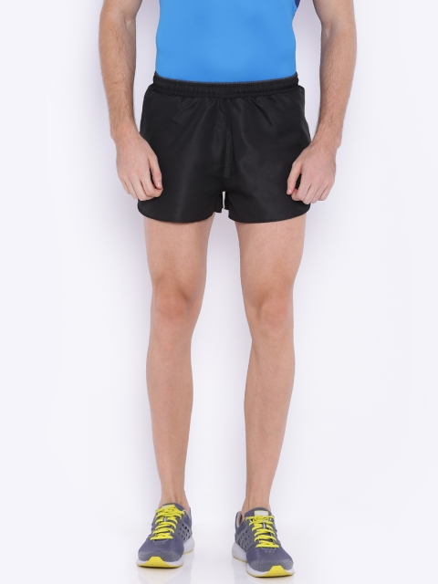 

Proline Active Men Black Solid Sports Shorts