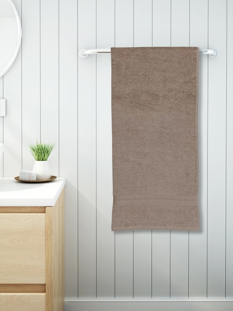 

SPACES Beige Solid Cotton 480 GSM Bath Towel