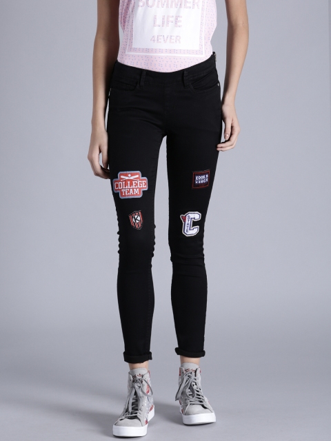 

Kook N Keech Women Black Regular Fit Mid Rise Clean Look Jeans