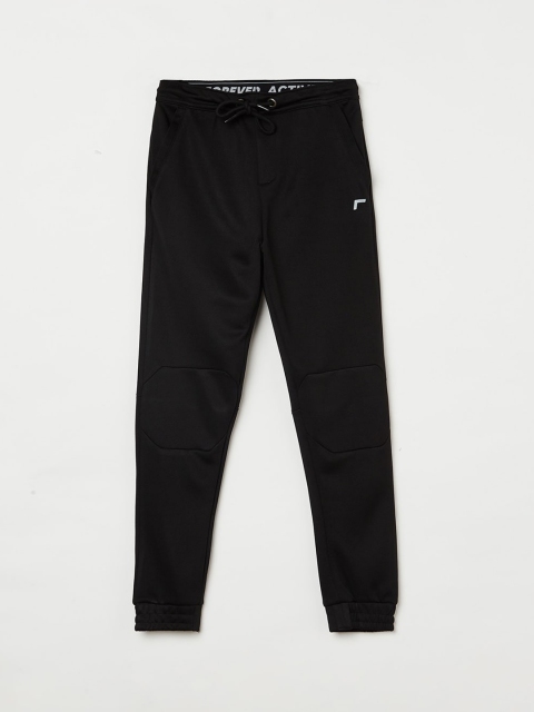 

Fame Forever Active Boys Black Solid Polyester Joggers
