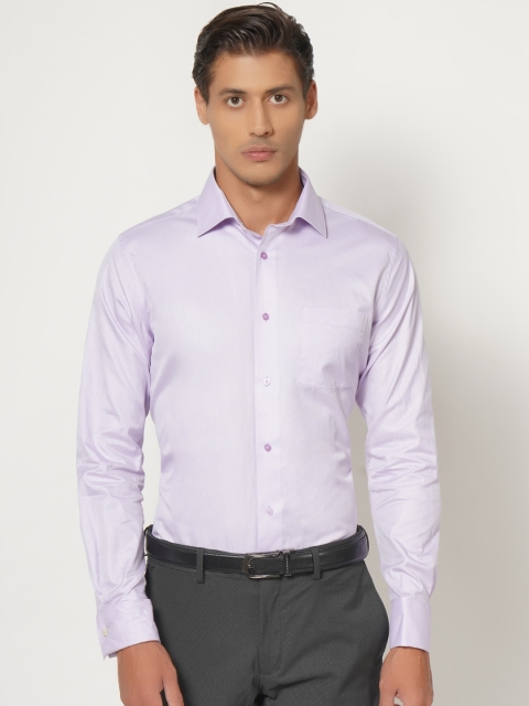 

Blackberrys Men Purple Slim Fit Opaque Casual Shirt