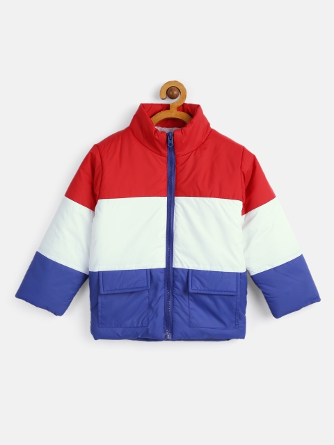 

HERE&NOW Boys Multicoloured Colourblocked Padded Jacket, Multi
