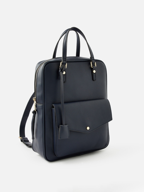 

Accessorize Women Navy Blue Backpack