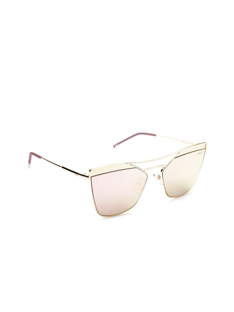 

IDEE Women Pink Lens & Gold-Toned Cateye Sunglasses with UV Protected Lens-IDS2281C3SG
