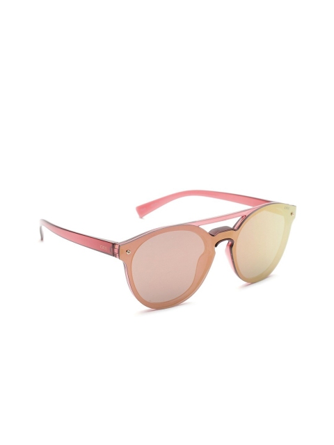 

IDEE Women Mirrored & Rose Gold-Toned Wayfarer Sunglasses with UV Protected Lens