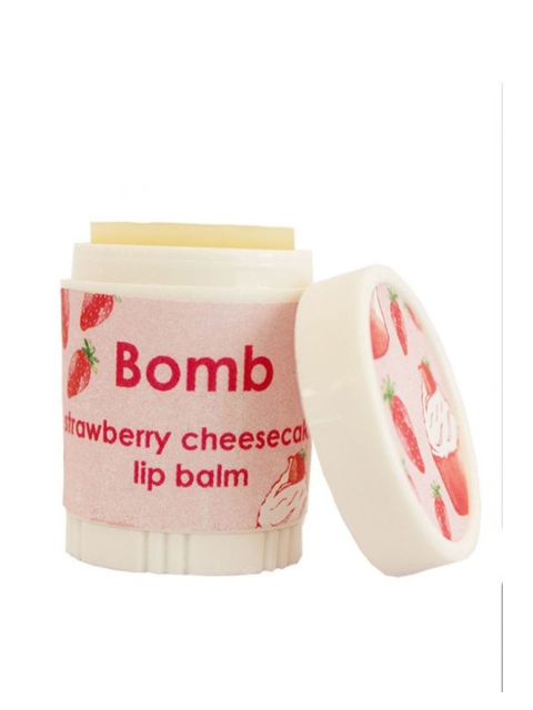 

Bomb Cosmetics Strawberry Cheesecake Lip Balm - 4.5 g, Pink