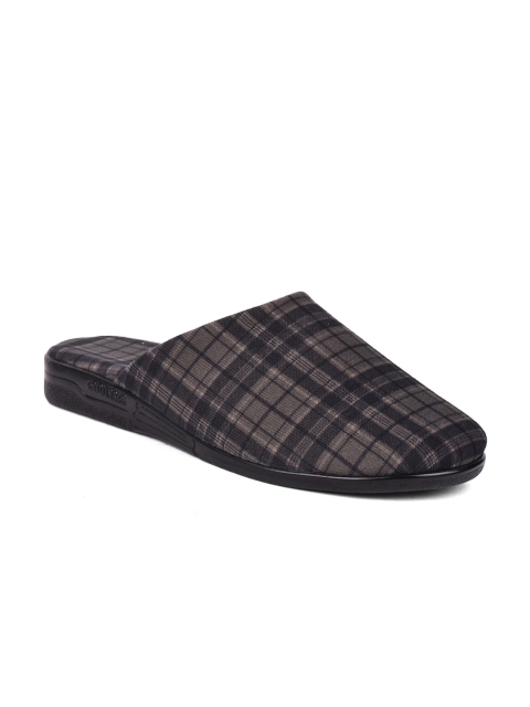 

Liberty Men Brown & Multicoloured Striped Rubber Slip-On