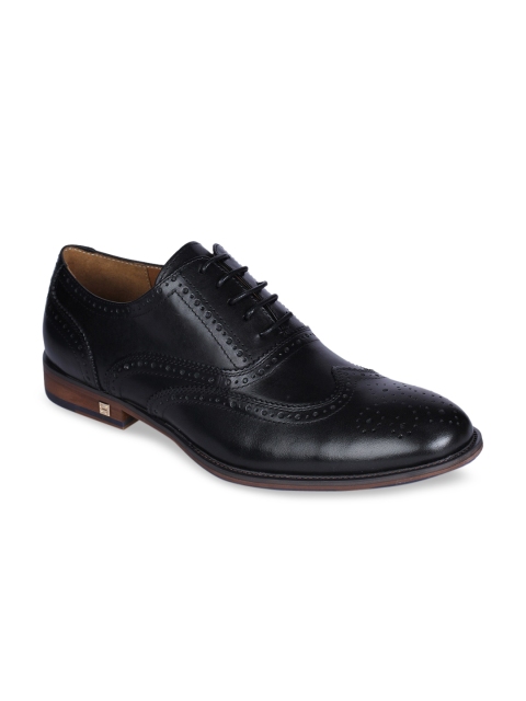 

Liberty Men Black Lace-Ups Leather Formal Brogues