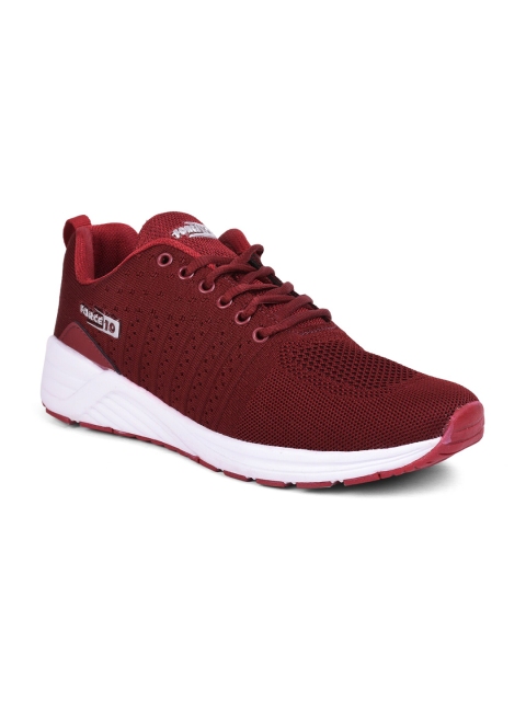 

Liberty Men Maroon Mesh Regular Walking Shoes