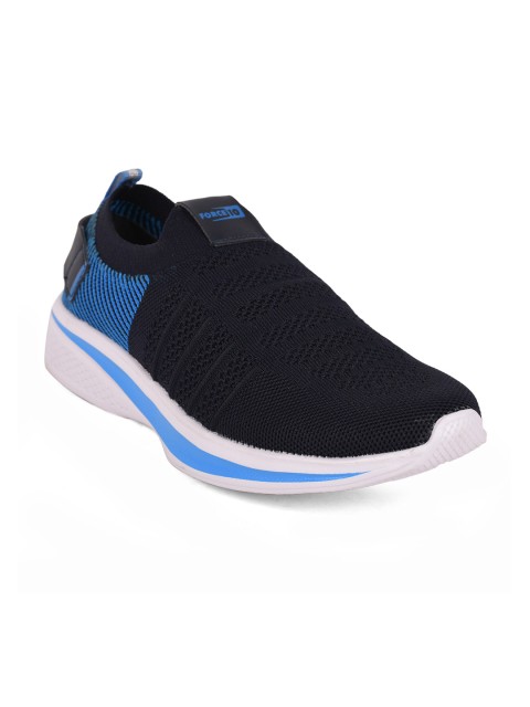 

Liberty Women Navy Blue Mesh Walking Non-Marking Shoes