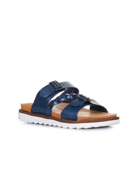 

Liberty Women Navy Blue & Brown Slip-On