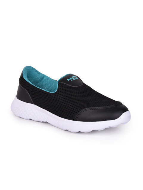 

Liberty Women Black Mesh Walking Non-Marking Shoes