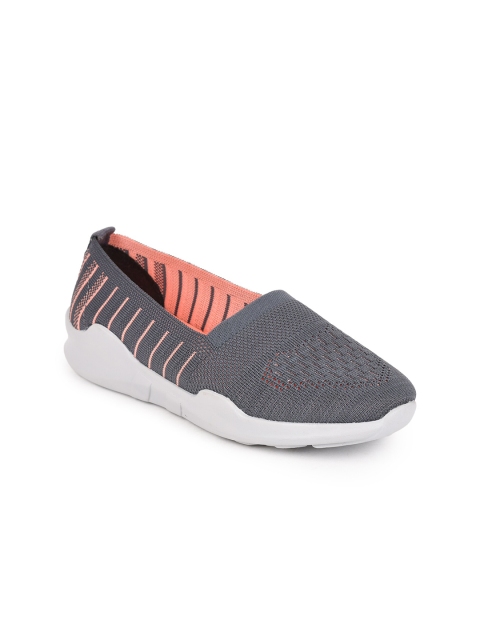 

Liberty Women Grey Slip-On Sneakers