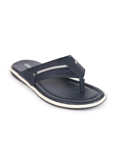 

Liberty Women Navy Blue & Off White Rubber Thong Flip-Flops