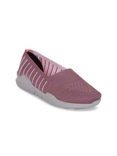 

Liberty Women Pink Woven Design Slip-On Sneakers