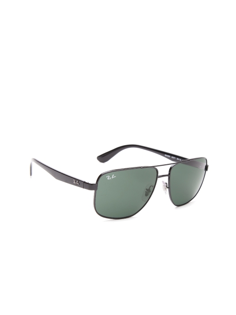 

Ray-Ban Men Rectangle Sunglasses 0RB3553I002/7159, Green