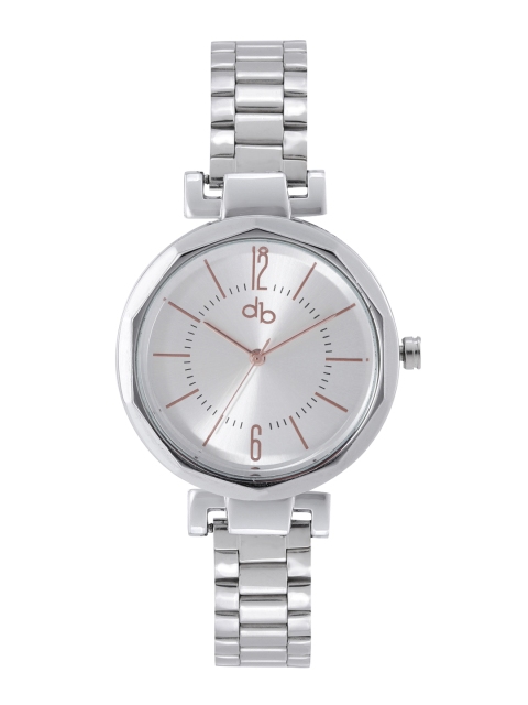 

DressBerry Women Silver-Toned Dial & Bracelet Style Straps Analogue Watch DB-SS21-9A