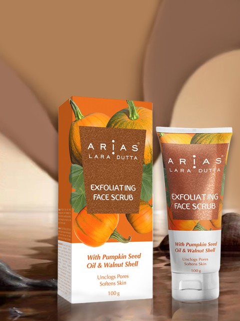 

ARIAS By LARA DUTTA Exfoliating Pumpkin And Walnut Scrub 100 g, Orange