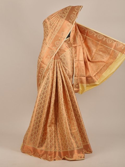 

Pothys Gold-Toned Woven Design Pure Silk Saree