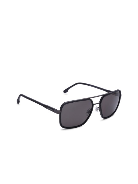

Carrera Men Grey Lens & Black Full Rim Square Sunglasses CARRERA 256/S