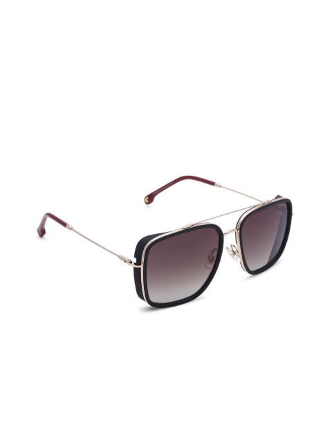 

Carrera Men Brown Lens & Gold-Toned Square Sunglasses with UV Protected Lens