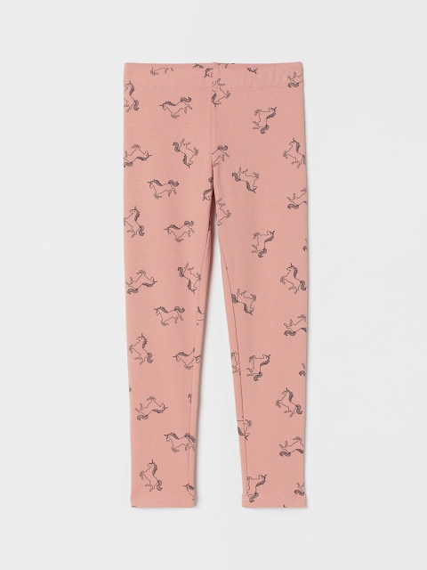 

H&M Girls Pink Leggings With Brushed Inside