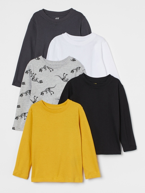 

H&M Boys Multi-Coloured 5-Pack Jersey Tops