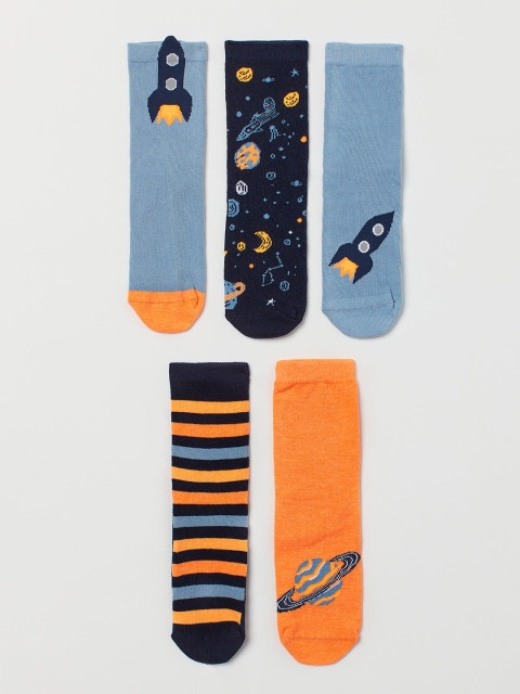 

H&M Girls 5-Pack Anti-Slip Socks, Multi
