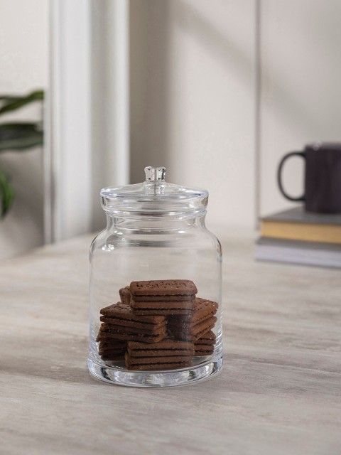 

Pure Home and Living Transparent Glass Storage Jar