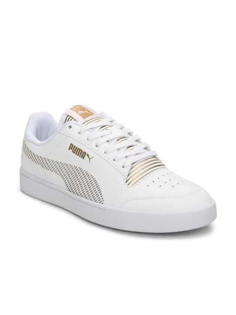 

one8 x PUMA Men White Shuffle Better IDP Sneakers