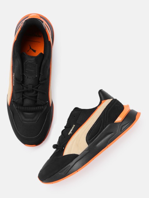 

PUMA x PRONOUNCE Unisex Black Mirage Sport Trainers with Laces