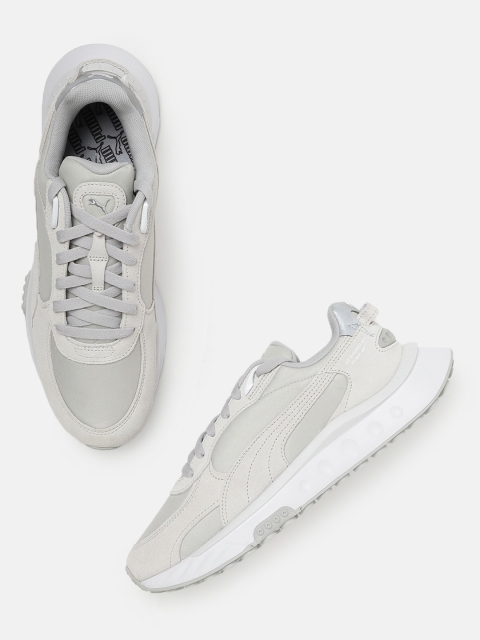 

Puma Unisex Grey Wild Rider Pickup Trainers Sneakers