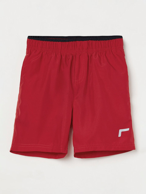 

Fame Forever Active Boys Red Sports Shorts