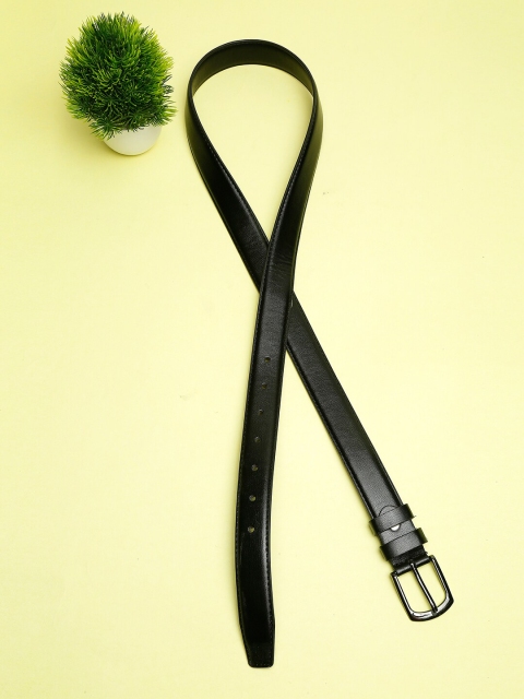 

Apsis Women Black Solid Leather Belt