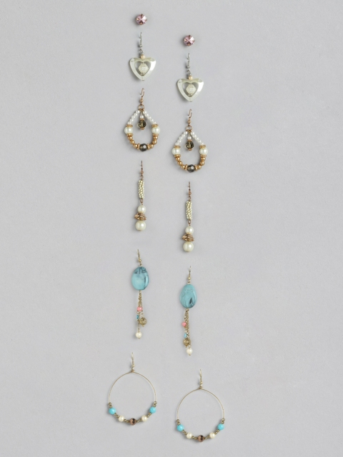

Carlton London Assorted Set of 6 Contemporary Drop Earrings