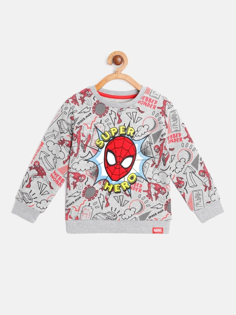 

Marks & Spencer Boys Grey Spiderman Printed Sweatshirt