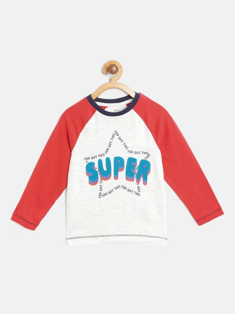 

Marks & Spencer Boys Grey & Red Printed T-shirt