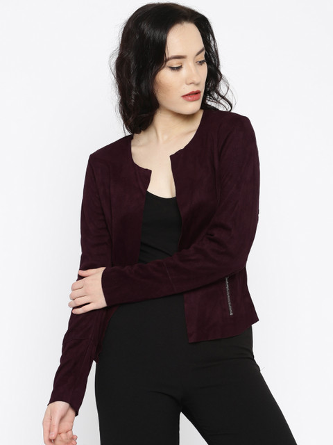 

ONLY Burgundy Bolero Crop Jacket
