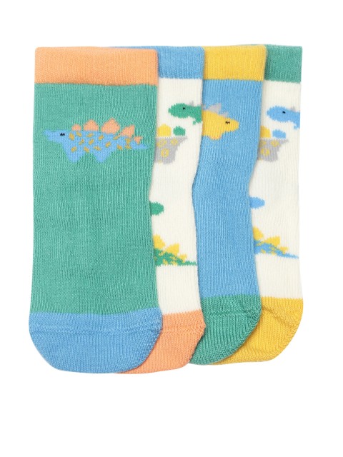 

Marks & Spencer Kids Set of 4 Ankle-Length Socks, Blue