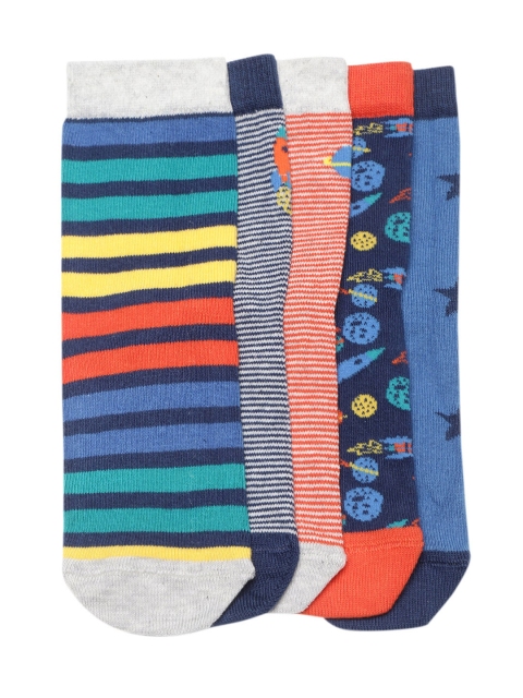 

Marks & Spencer Boys Set of 5 Ankle-Length Socks, Multi