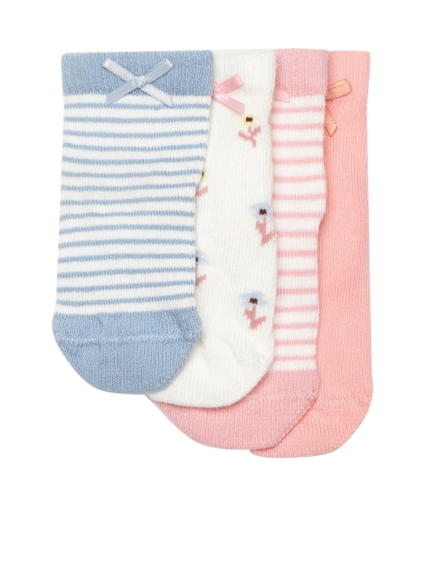 

Marks & Spencer Kids Set of 4 Socks, Coral