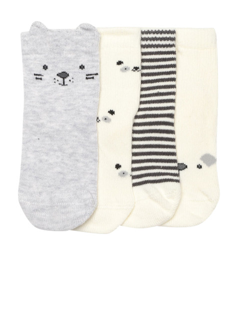 

Marks & Spencer Kids Set of 4 Ankle-Length Socks, Multi