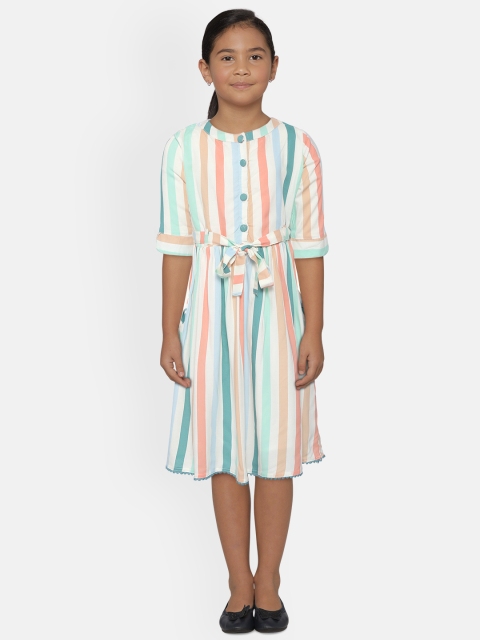 

Bella Moda Multicoloured Striped Dress, Multi