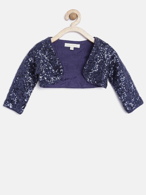 

Nauti Nati Girls Navy Sequinned Shrug, Navy blue