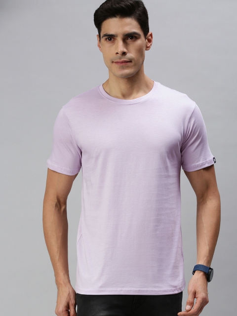 

The Souled Store Men Lavender T-shirt