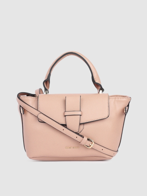 

Allen Solly Beige PU Structured Satchel