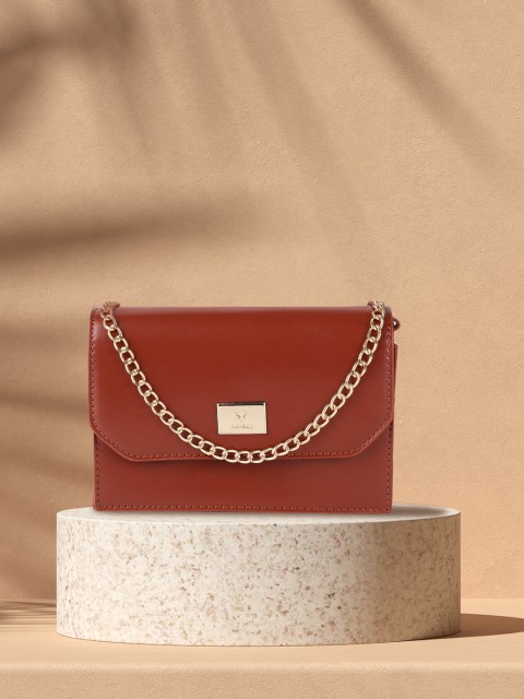 

Allen Solly Women Brown Structured Shoulder Bag
